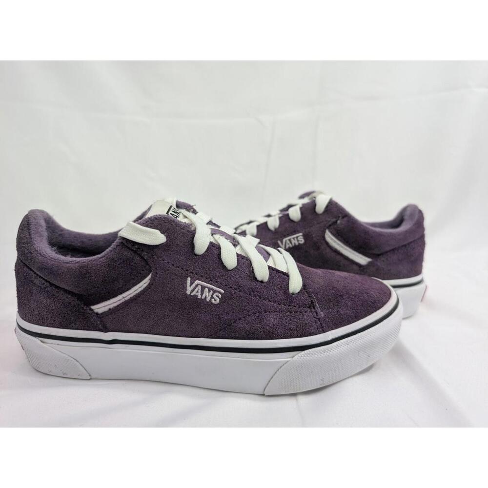 VANS Seldan Platform Grape Jam Suede Canvas Kids Youth Size 3